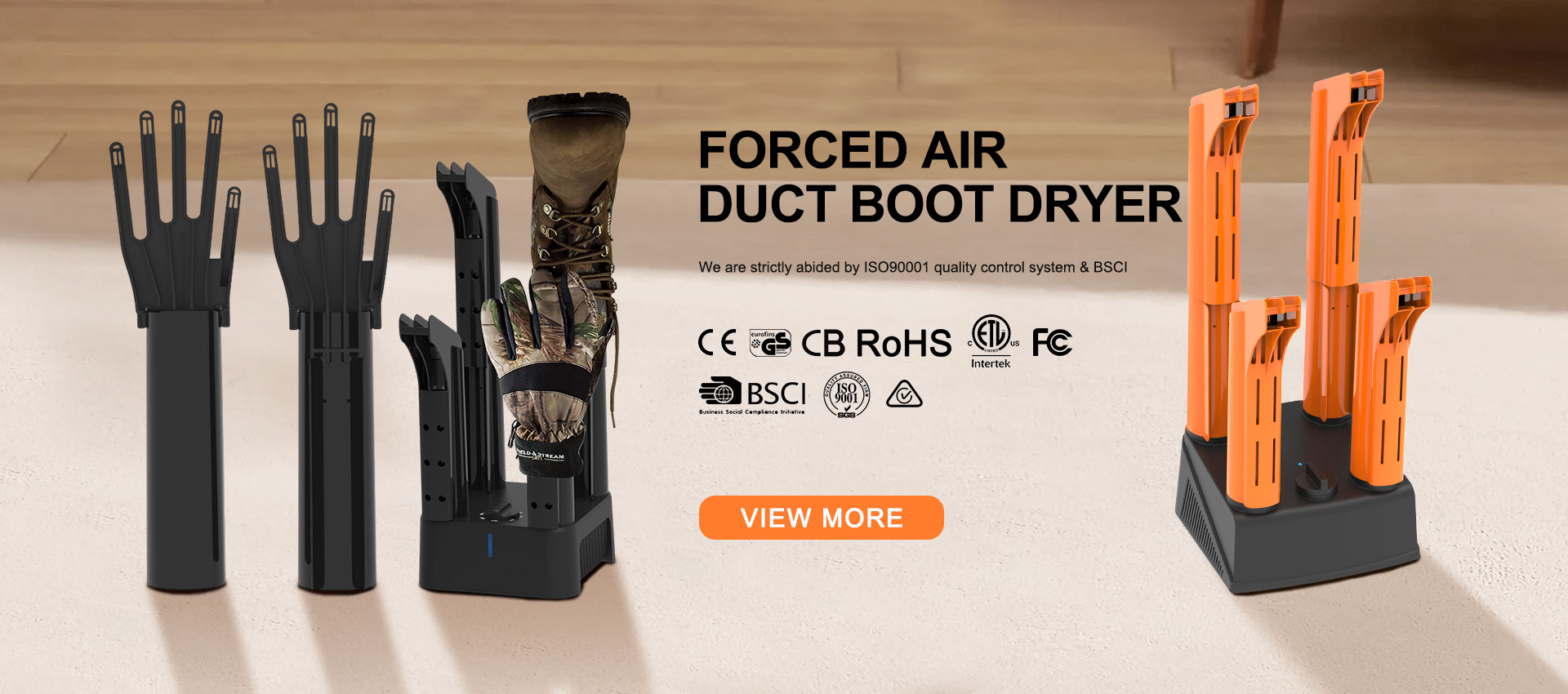 Forced Air Duct Shoe Dryer Supplier